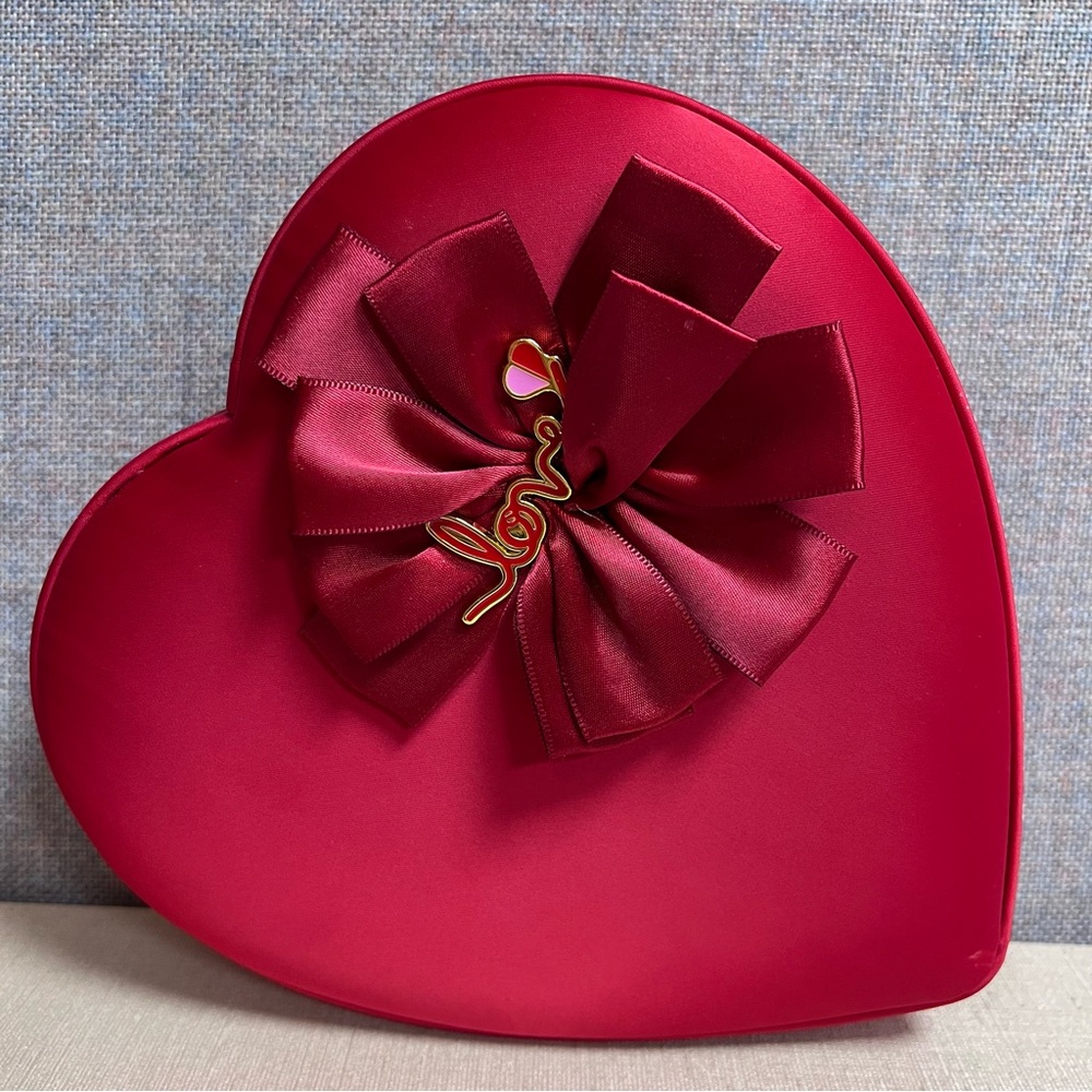 Godiva Belgium Luxury Red Satin Heart Box